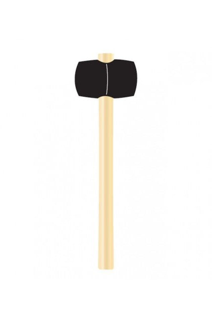Mallet Post Mortem Rubber Mallet Rubber 300grm - for Autopsy Use Only