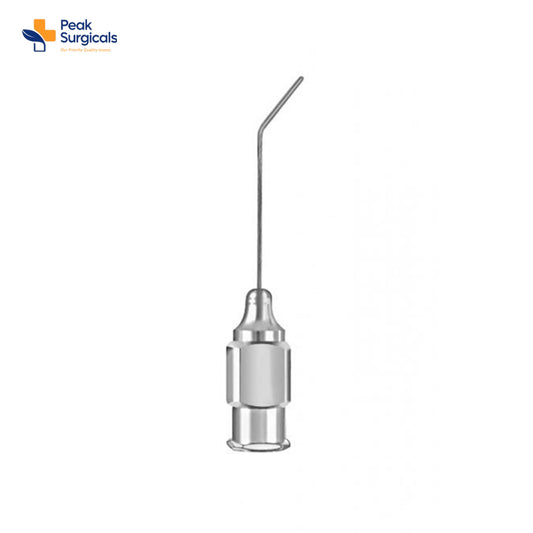 Air Injection Cannula 30 Gauge 7mm Angled