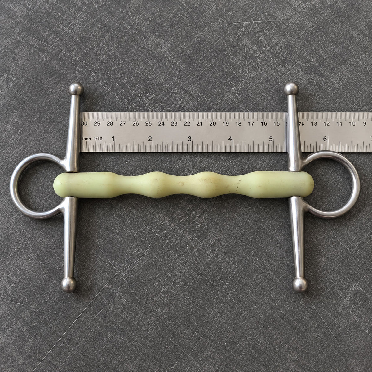 Flexible Shaped Mullen Full Cheek Snaffle Bit