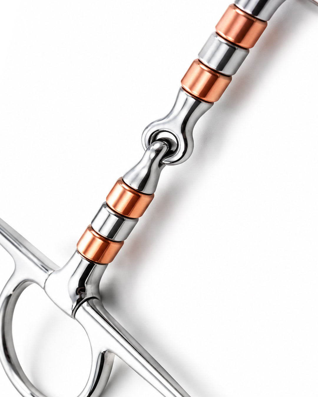 Full Cheek Snaffle Bit with Copper Rollers