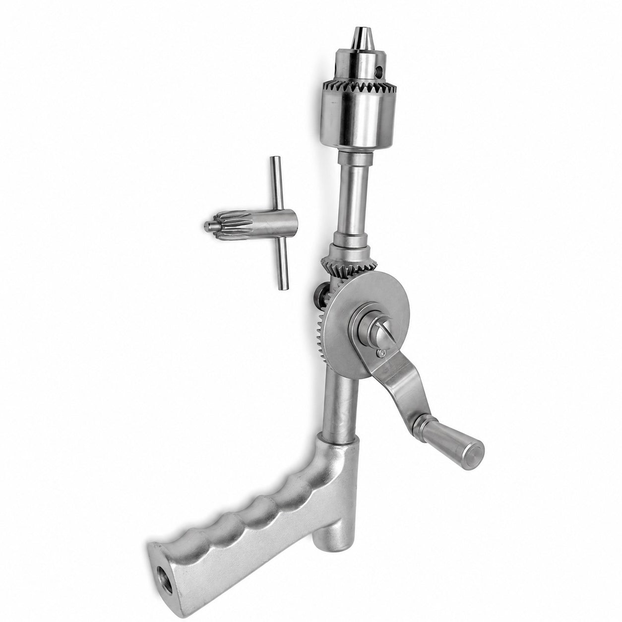 Universal Open Hand Drill with Stainless-Steel Gear Mechanism for Orthopedic Fixation