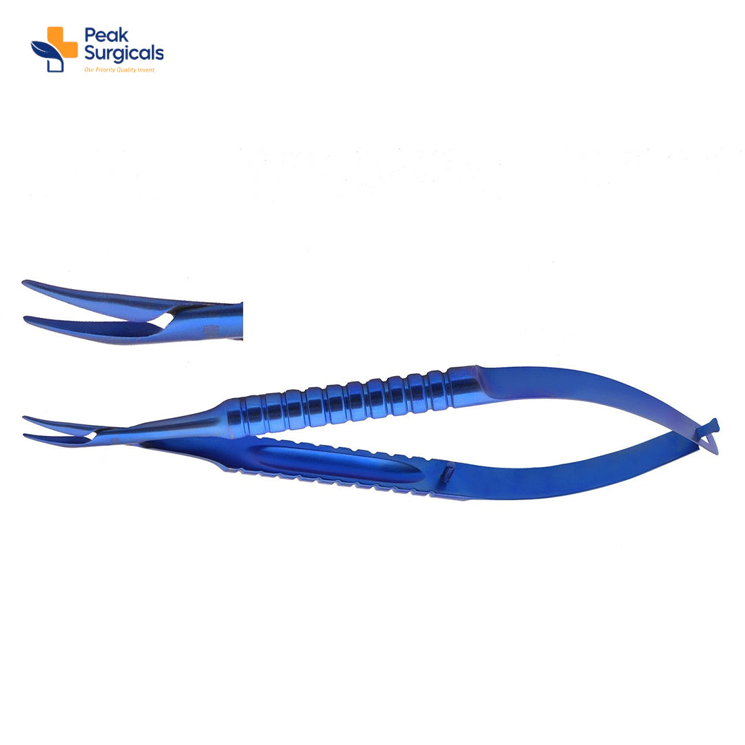 Porta aghi micro titanio curvo 18 cm