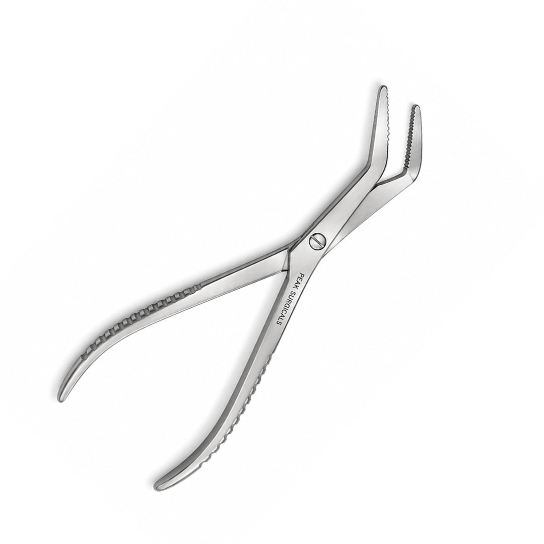 Stainless Steel Angled Surgical Forceps