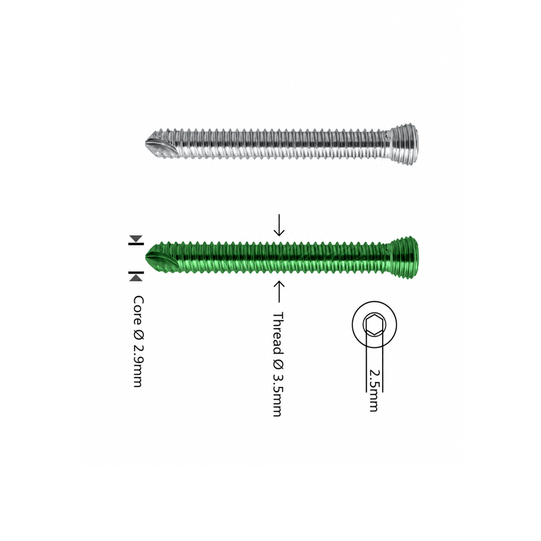 セーフティロックスクリュー Ø3.5mm セルフタッピング
