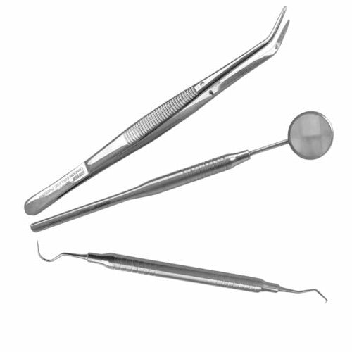 Diagnostic Instruments Double Ended Explorer Hollow Handle Mirror