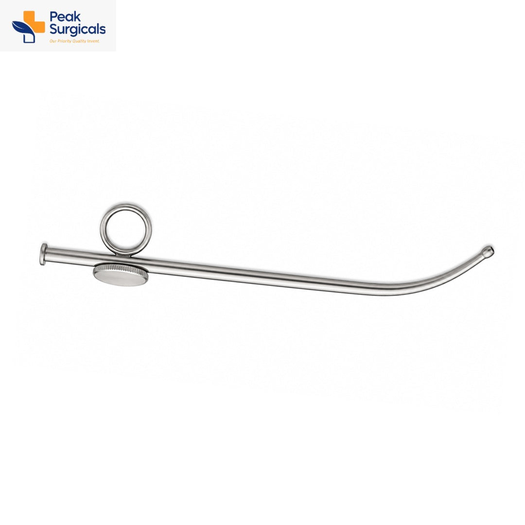 Stainless Steel Suction Cannula with Finger Ring Control