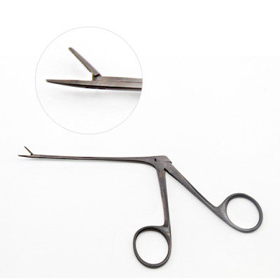 Micro Alligator Ear Forceps Serrated Shaft