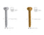 Cortex Screw Ø 4.5mm - Self Tapping