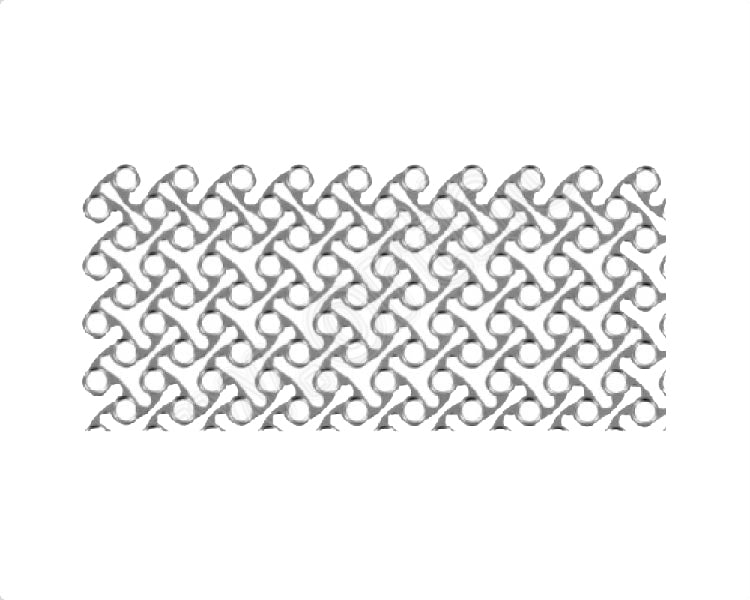 Flexible Mesh Plate Thickness 0.6mm - Titanium