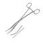 Kocher Clamp Forceps - Longitudinal serrations