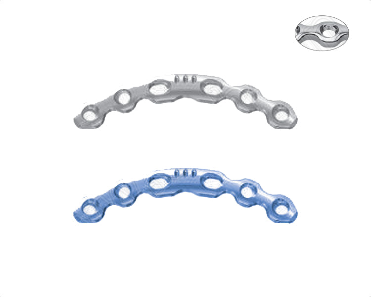 Symphyseal Plate 3.5 With Coaxial Holes And 2 DCP