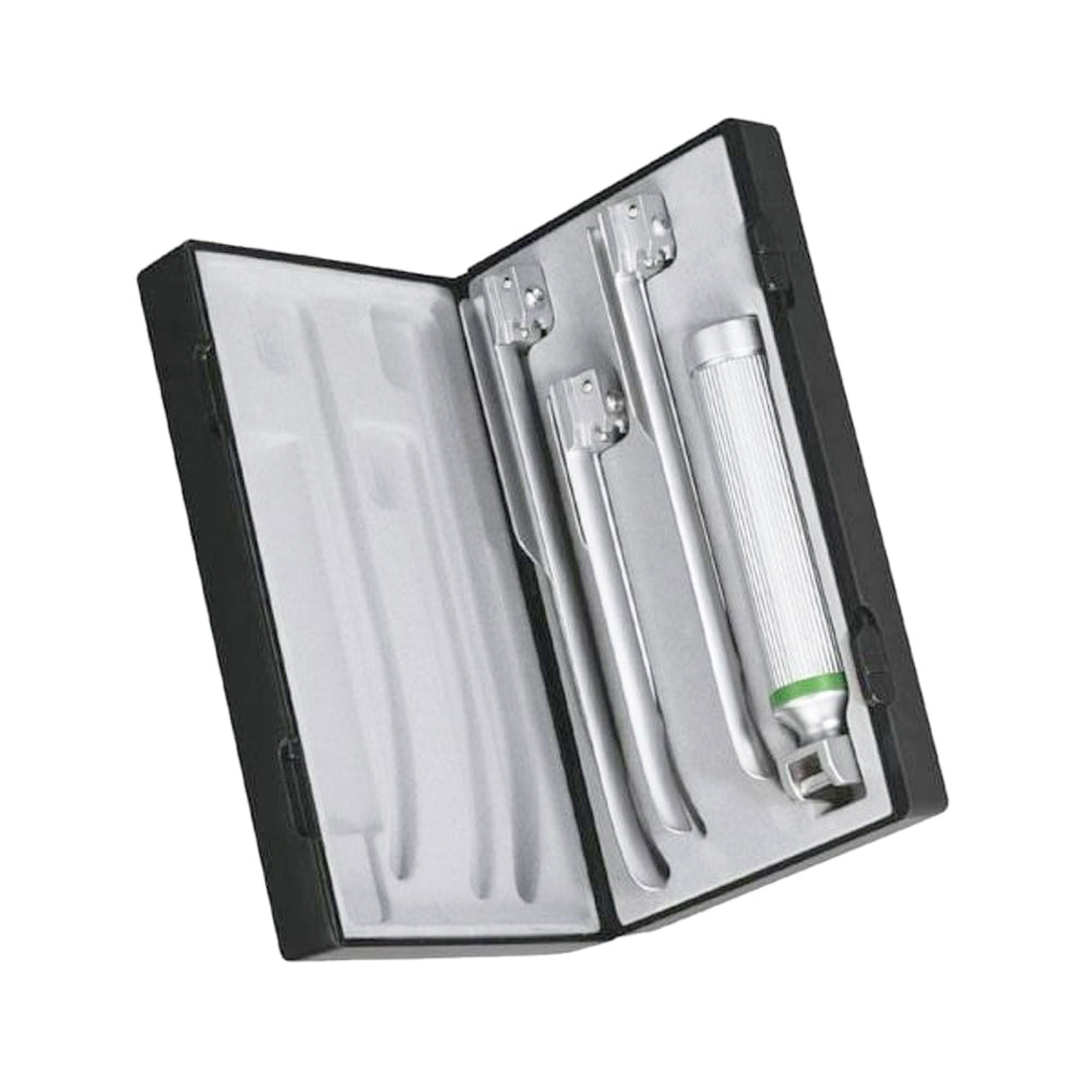 Adult Fiber Optic Miller Laryngoscope Set