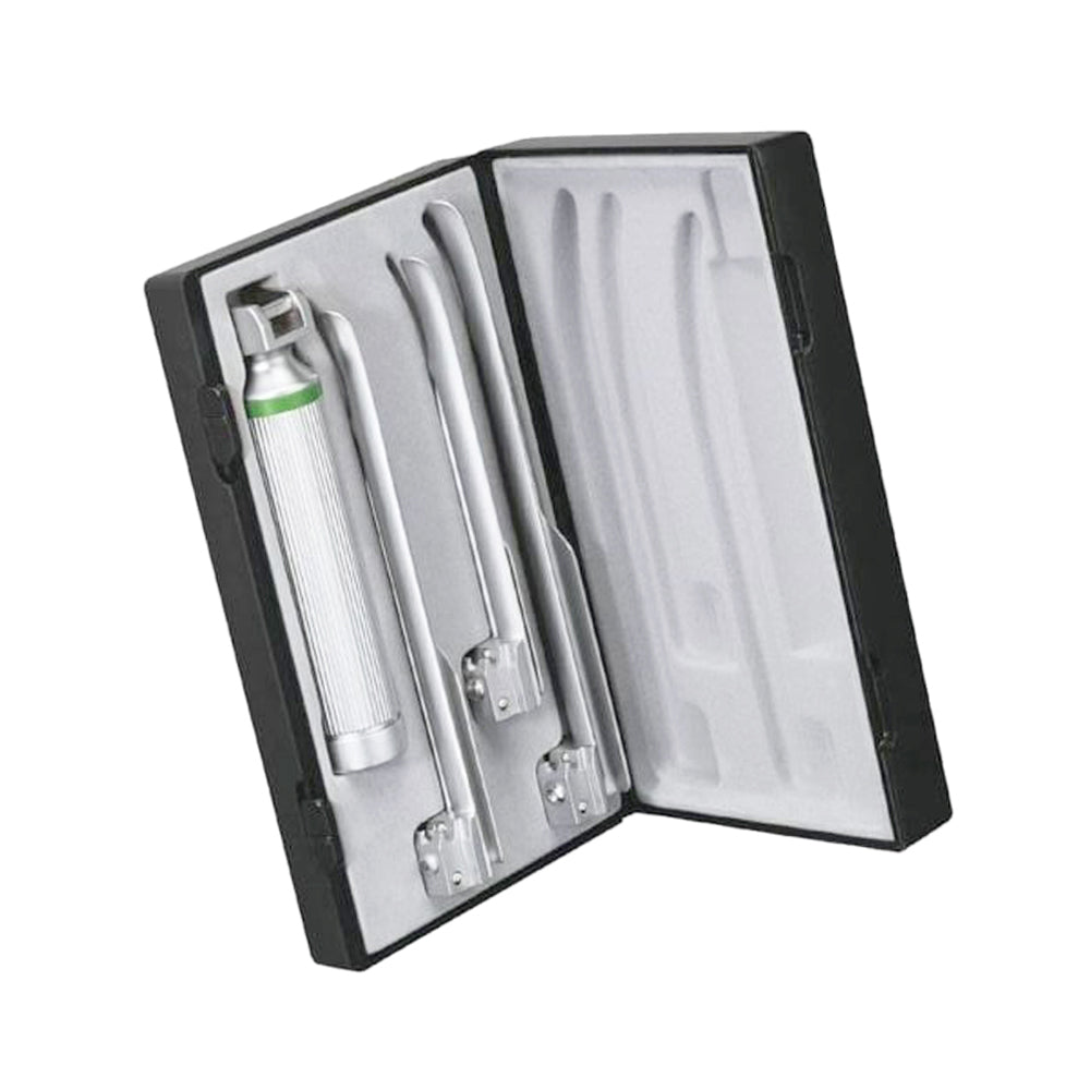 Adult Fiber Optic Miller Laryngoscope Set