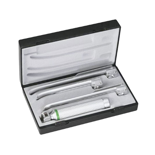 Adult Fiber Optic Miller Laryngoscope Set