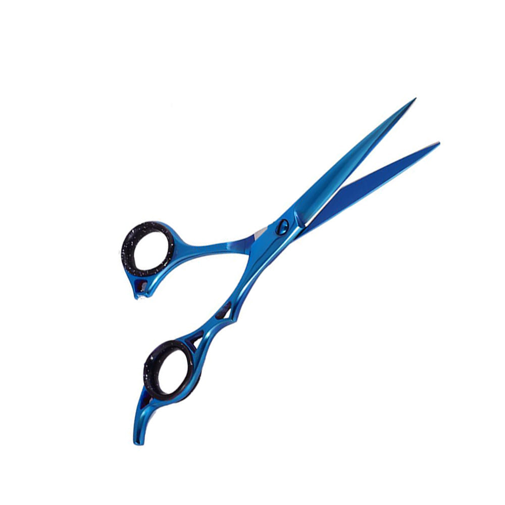 Blue Coated Razor Scissors