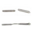 Bone File, Bayonet Shank, Half-round Blade