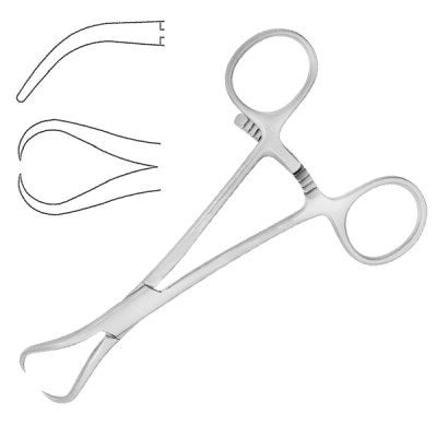 Bone Reduction Forceps - Curved