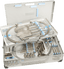 BookWalter Retractor Set with Sterilization Box - Premium surgical retractor system for abdominal and thoracic procedures. This comprehensive set includes adjustable blades, clamps, and frames for optimal tissue retraction. Packaged in a durable sterilization box for safe storage and efficient sterilization. Ideal for use in operating rooms, ensuring precise surgical access while maintaining sterility. Perfect for surgeons seeking reliable, high-quality retraction solutions.