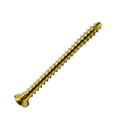 Cortex Bone Screw 2.4mm Self-Tapping Titanium, Cruciform