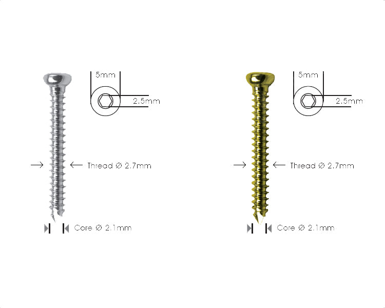 Cortex Screw Ø 2.7mm Self Tapping