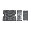 Two-Column Distal Radius 2.4 or 2.7MM Plates SS (Standard 22, Narrow 19, Wide 25.5) & Screws Set With Instruments