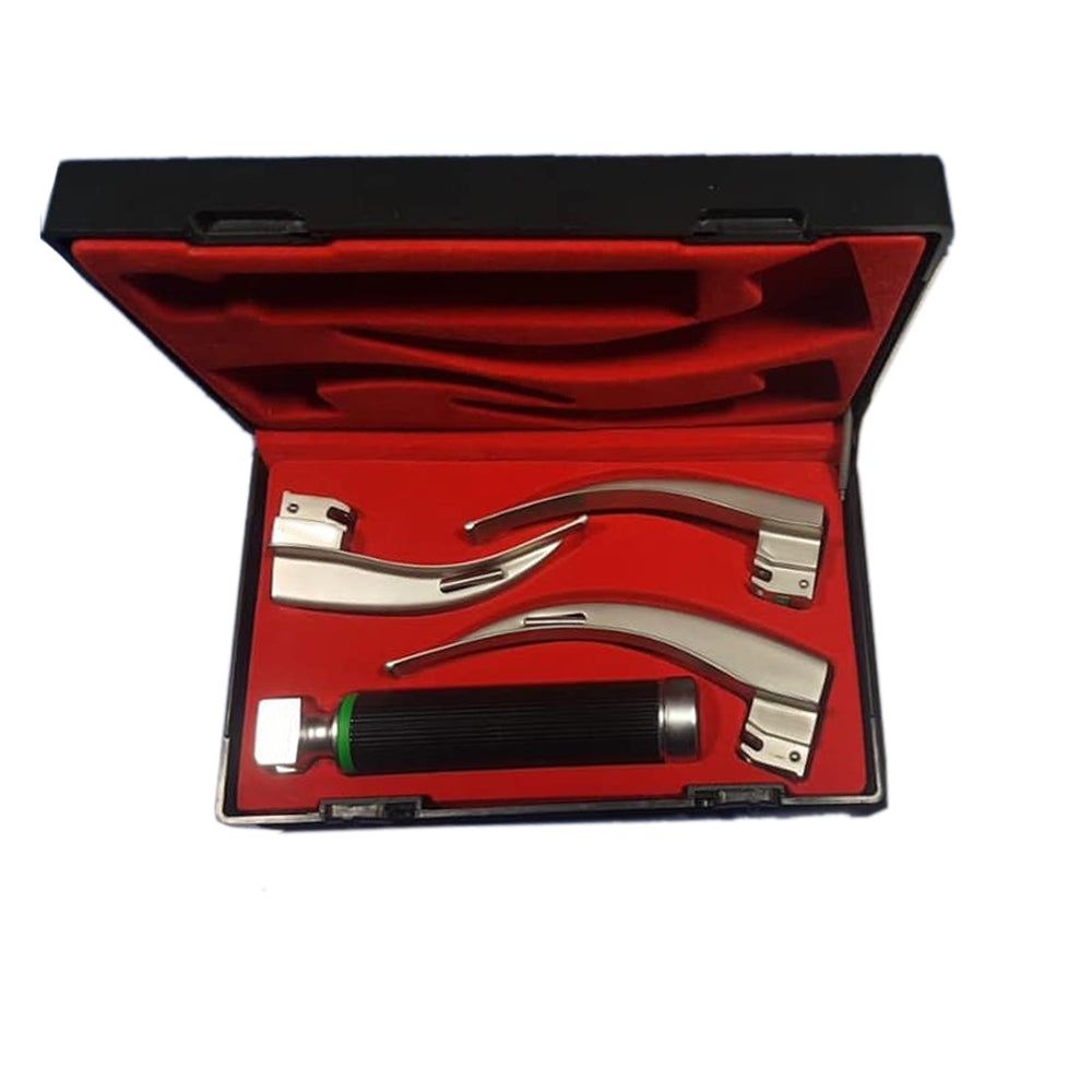 Fiber Optic Macintosh Laryngoscope Set