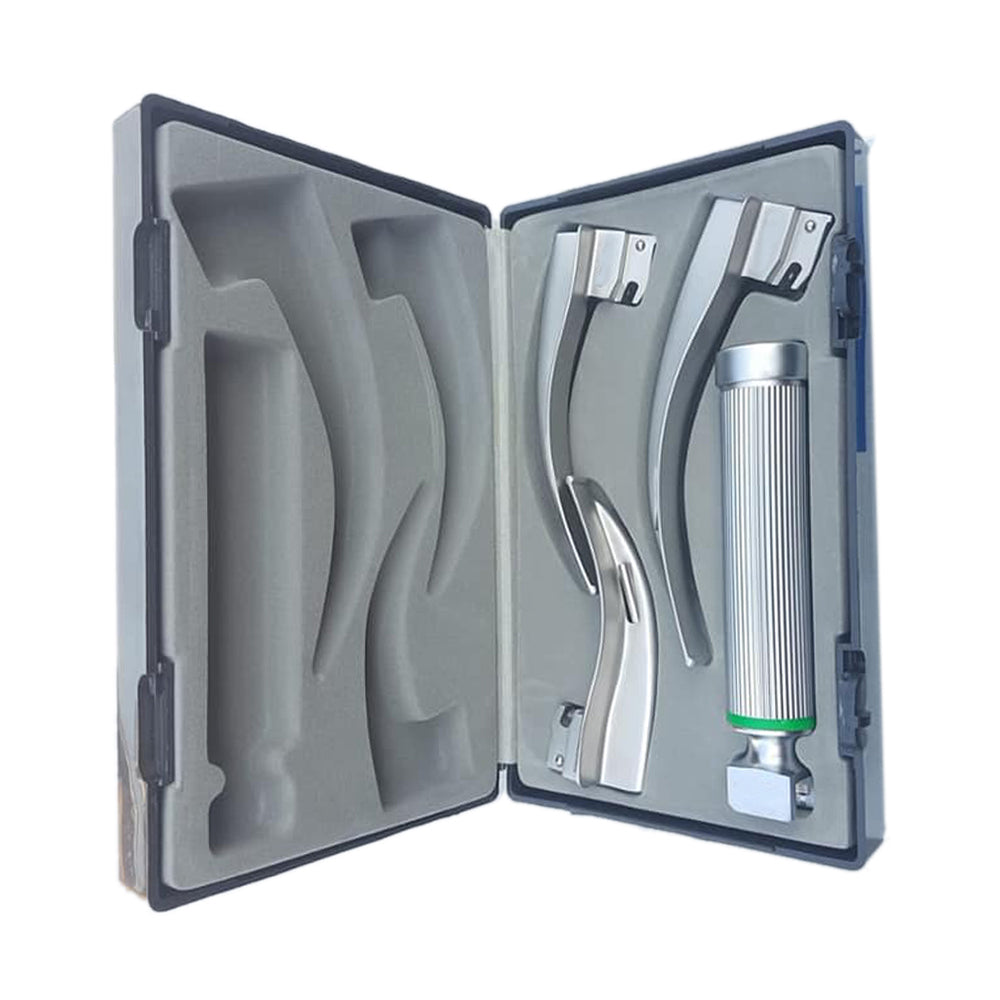 Fiber Optic Macintosh Laryngoscope Set