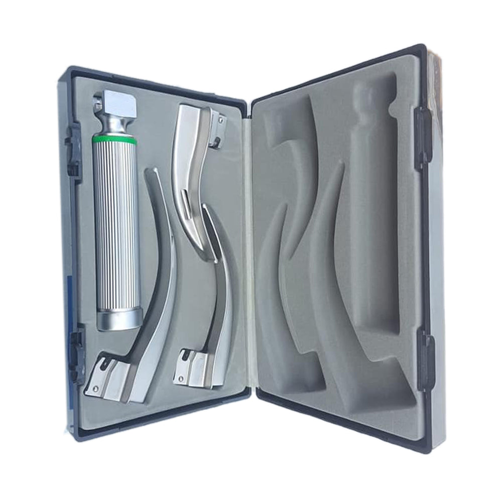 Fiber Optic Macintosh Laryngoscope Set