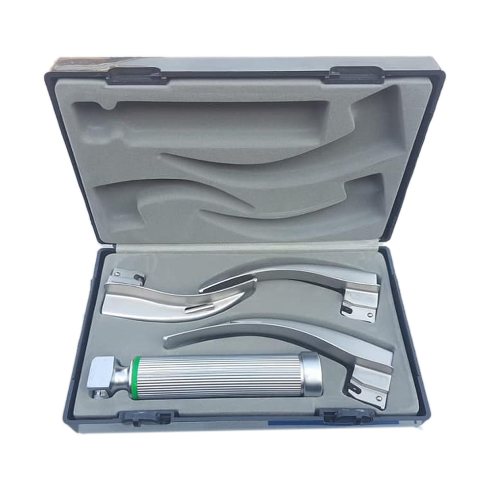 Fiber Optic Macintosh Laryngoscope Set