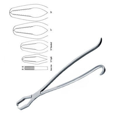 Lane Bone Holding Forceps Multiple Sizes