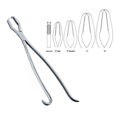 Lane Bone Holding Forceps Multiple Sizes