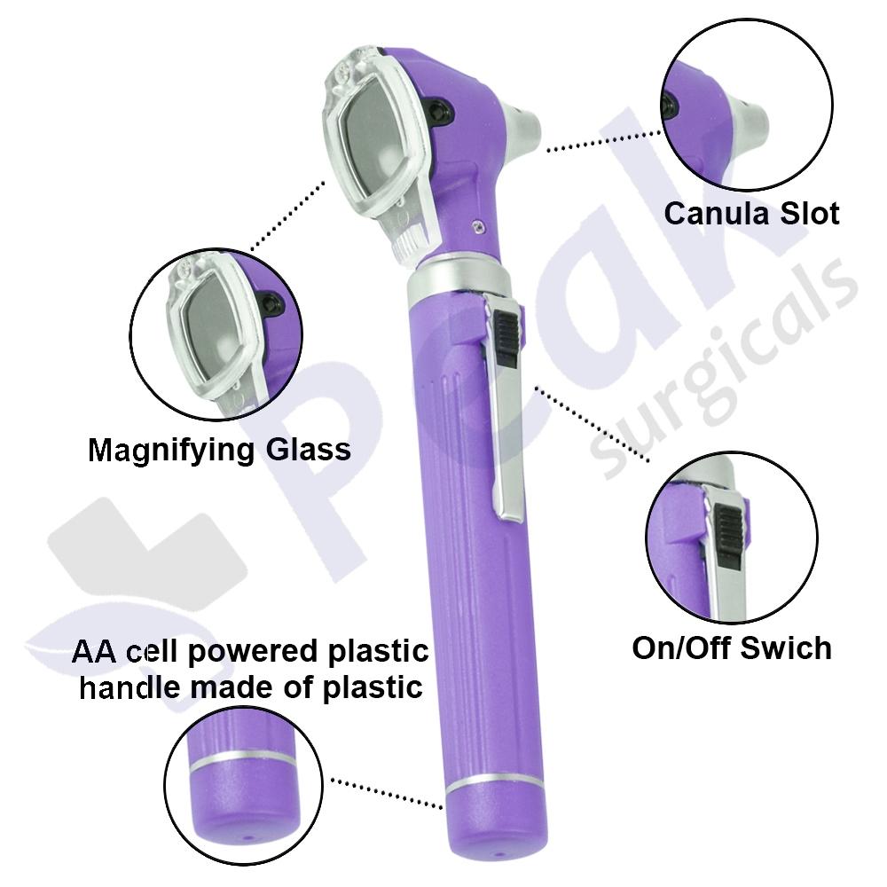 Mini Otoscope Purple Color