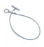 Obstetrical cable swine snare with adjustable loop and T-handle