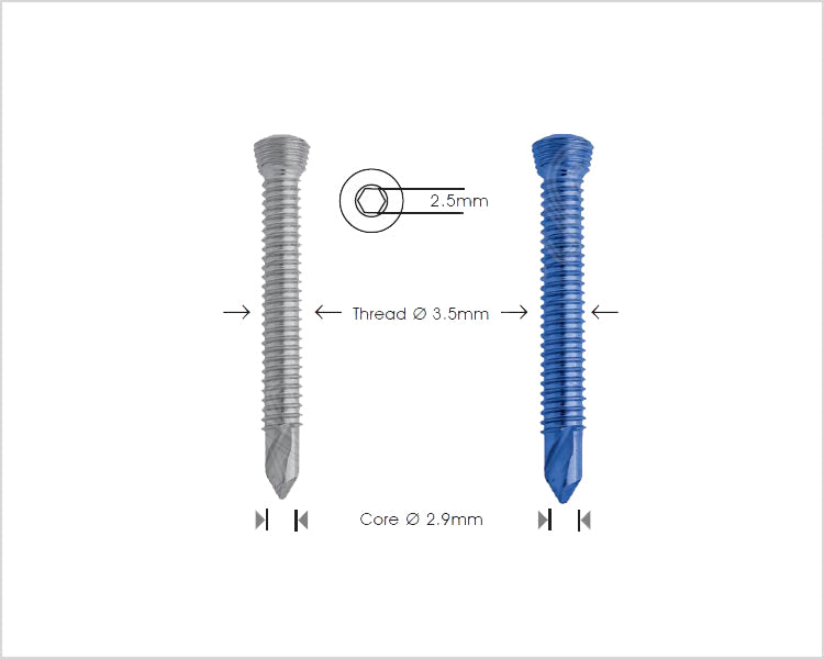 Safety Lock Screw Ø 3.5mm Self Tapping and Self Drilling