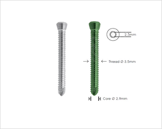 Safety Lock Screw Ø 3.5mm - Self Tapping