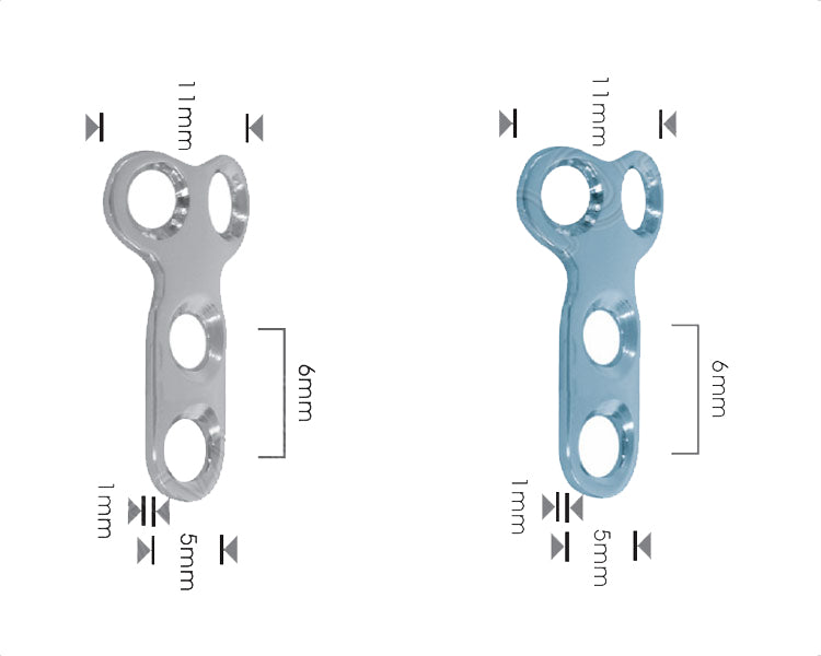 T Plate 2.0mm Stainless Steel/Titanium | Zida Zam'mafupa