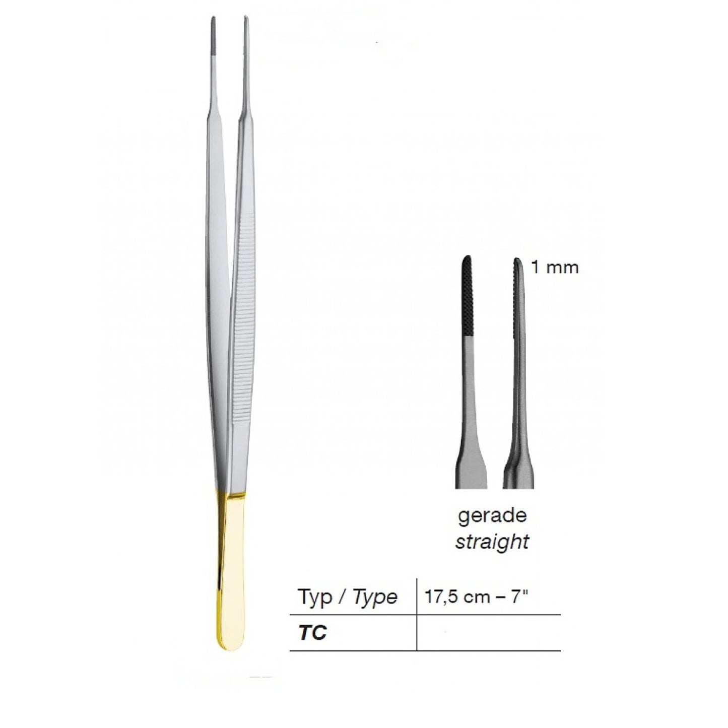 Tc Gerald Forceps