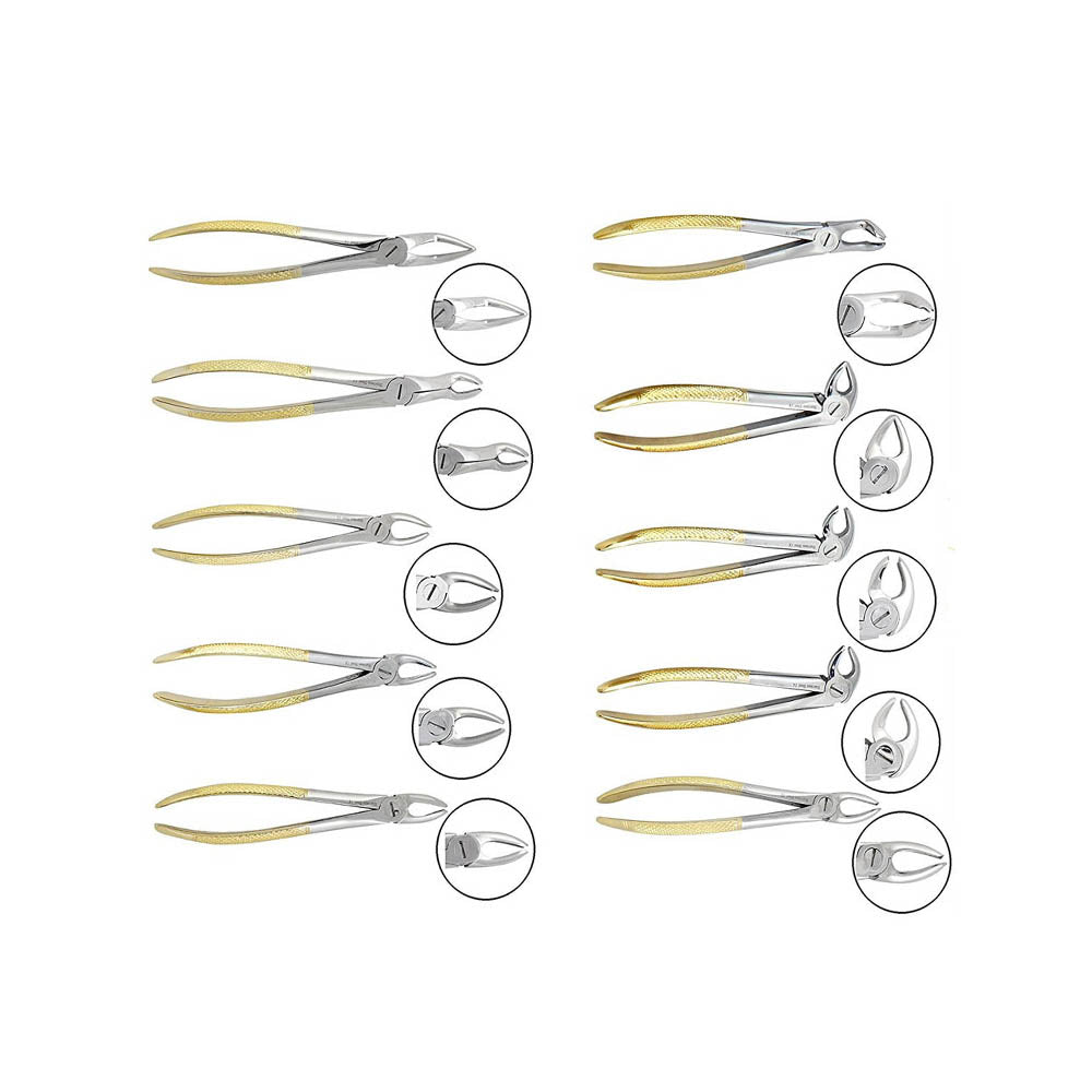 Tooth Extracting Forceps Set