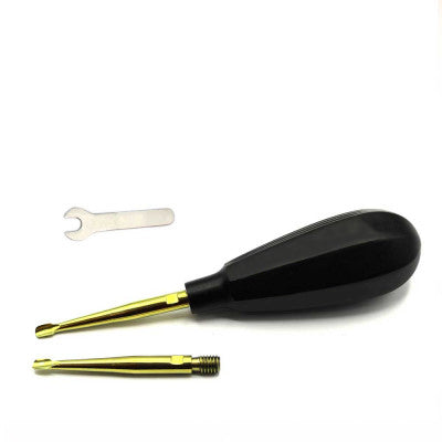 WingLux Luxating Winged Elevator Removable Titanium Tip - Color Coated