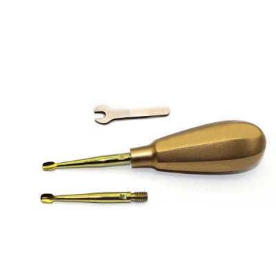 WingLux Luxating Winged Elevator Removable Titanium Tip - Color Coated
