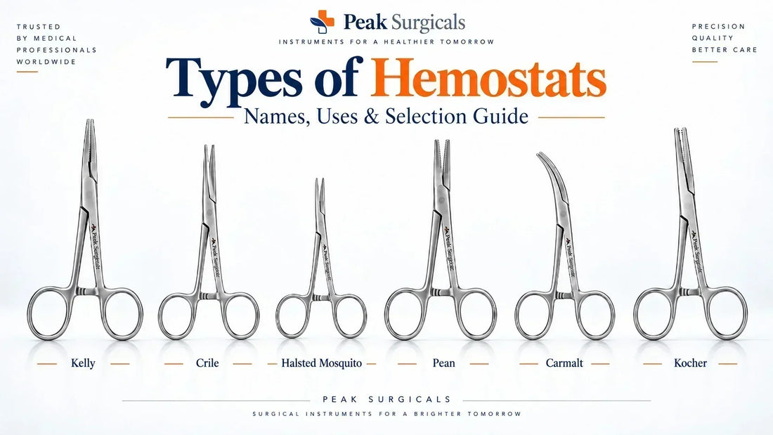 Types of Hemostats: Names, Uses & Selection Guide