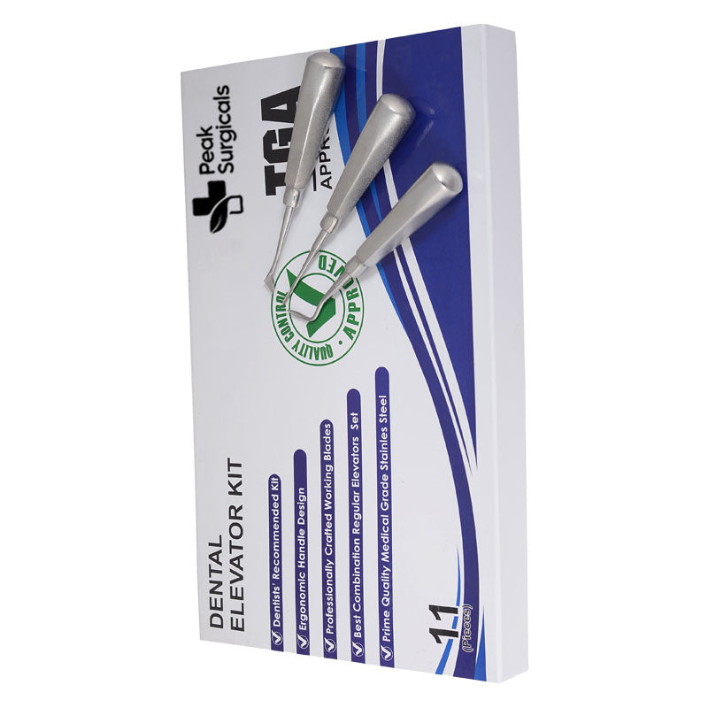 Dental Root Elevators Set for Teeth Extraction and Luxating