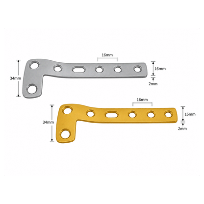 L Buttress Plate Right Left Angled 4.5mm