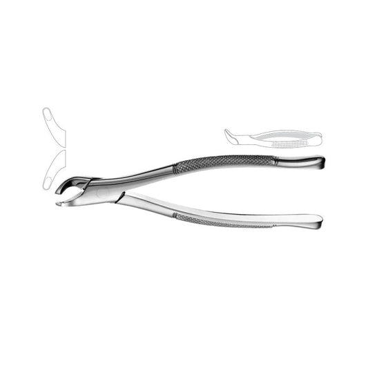 Clește de extracție dentară model american, premolari, pentru extracție maxilară și mandibulară