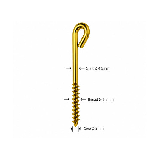 Poreuze tractieschroef Ø 6,5 mm