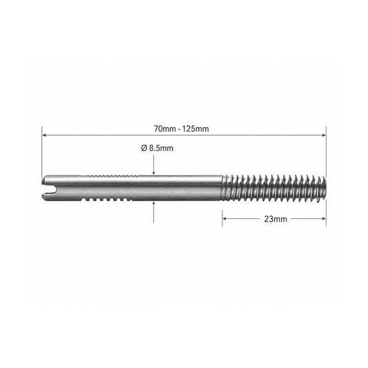Scriú Lag Tairne Briste Cromáin Scriú Idirnasctha Comhtháite Ø8.5mm