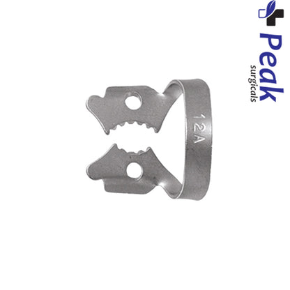 Winged Rubber Dam Clamps with 12A Posterior Isolation Design