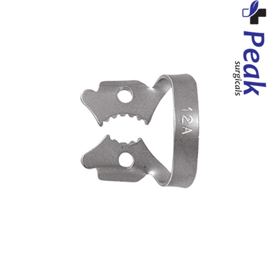 Winged Rubber Dam Clamps with 12A Posterior Isolation Design