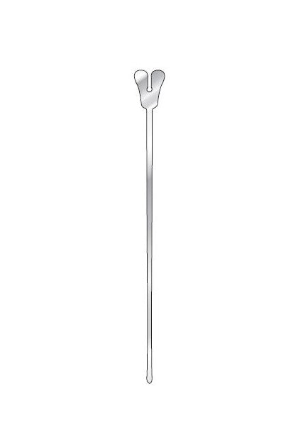 Silver Probe Stainless Steel 6" (152mm) Fish Tail Surgical Instrument