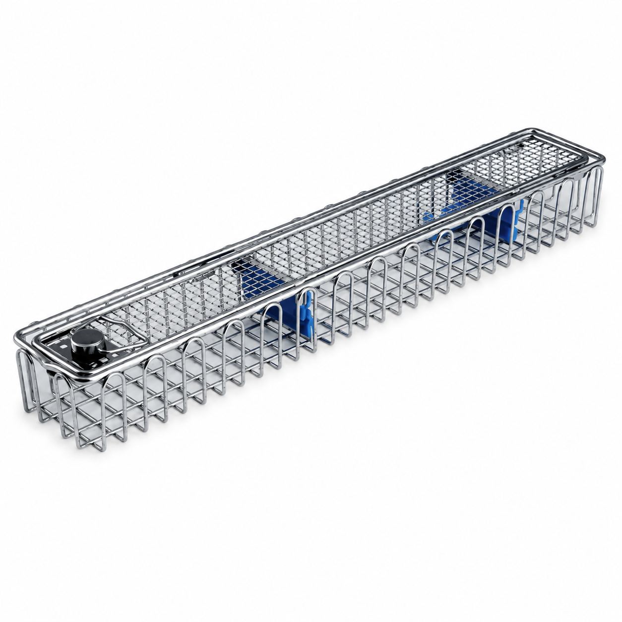 Endoscope Sterilization Basket with Lid – 640 x 150 x 77 mm